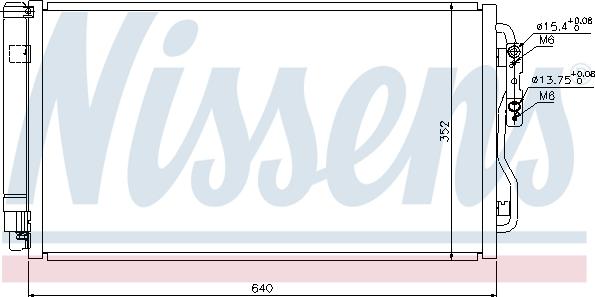 Nissens 940236 - Kondensators, Gaisa kond. sistēma ps1.lv