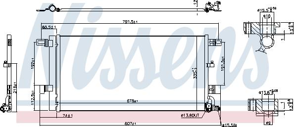 Nissens 941076 - Kondensators, Gaisa kond. sistēma ps1.lv