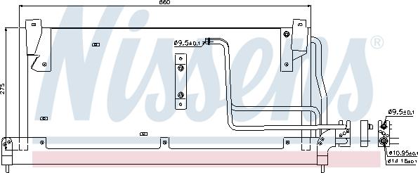 Nissens 94228 - Kondensators, Gaisa kond. sistēma ps1.lv