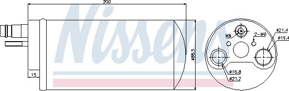 Nissens 95494 - Sausinātājs, Kondicionieris ps1.lv