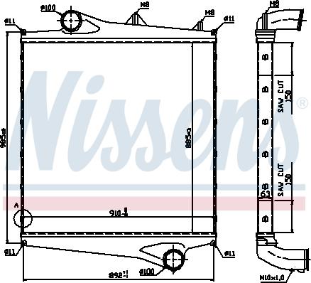 Nissens 96961 - Starpdzesētājs ps1.lv