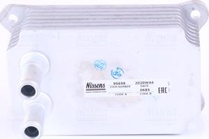 Nissens 90698 - Eļļas radiators, Motoreļļa ps1.lv