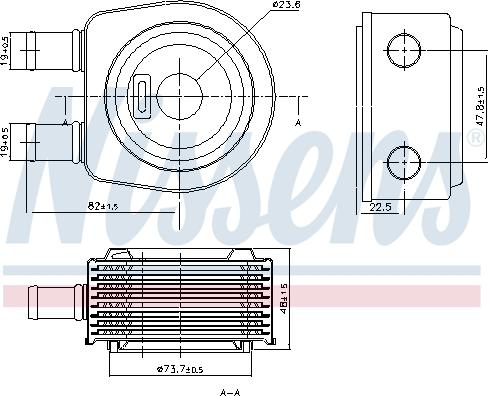 Nissens 90798 - Eļļas radiators, Automātiskā pārnesumkārba ps1.lv