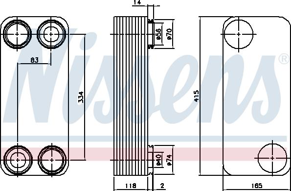 Nissens 90769 - Eļļas radiators, Automātiskā pārnesumkārba ps1.lv