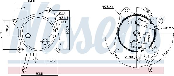 Nissens 91119 - Eļļas radiators, Automātiskā pārnesumkārba ps1.lv