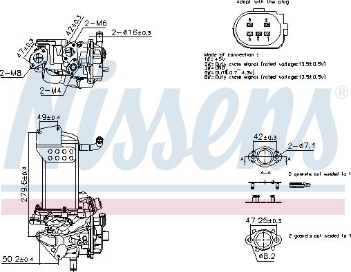 Nissens 98358 - Izpl. gāzu recirkulācijas modulis ps1.lv