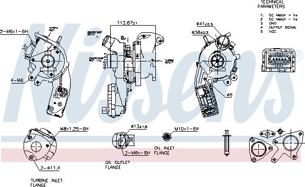 Nissens 93496 - Kompresors, Turbopūte ps1.lv