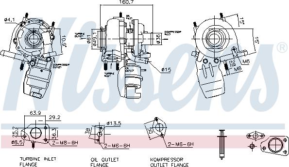 Nissens 93498 - Kompresors, Turbopūte ps1.lv