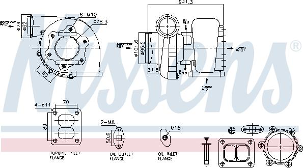 Nissens 93597 - Kompresors, Turbopūte ps1.lv