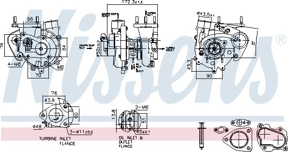 Nissens 93544 - Kompresors, Turbopūte ps1.lv