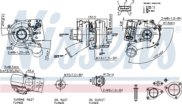 Nissens 93534 - Kompresors, Turbopūte ps1.lv