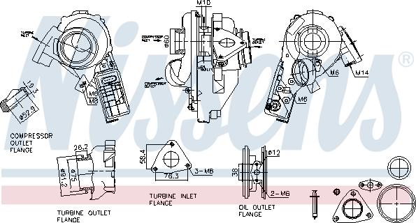 Nissens 93520 - Kompresors, Turbopūte ps1.lv