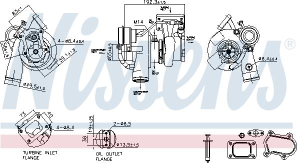 Nissens 93528 - Kompresors, Turbopūte ps1.lv