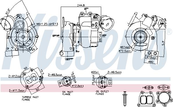 Nissens 93601 - Kompresors, Turbopūte ps1.lv