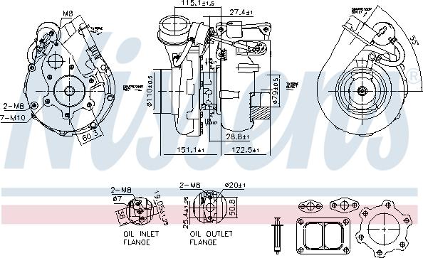 Nissens 93617 - Kompresors, Turbopūte ps1.lv