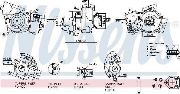 Nissens 93635 - Kompresors, Turbopūte ps1.lv