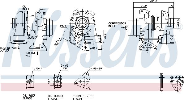 Nissens 93081 - Kompresors, Turbopūte ps1.lv