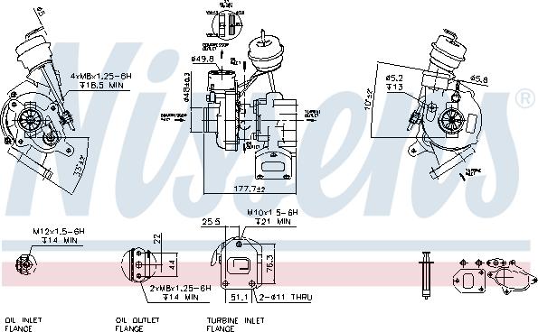 Nissens 93026 - Kompresors, Turbopūte ps1.lv