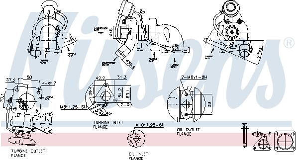 Nissens 93075 - Kompresors, Turbopūte ps1.lv