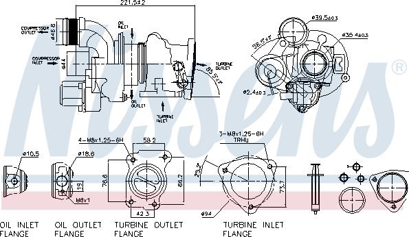 Nissens 93154 - Kompresors, Turbopūte ps1.lv