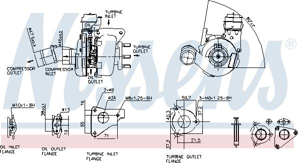 Nissens 93136 - Kompresors, Turbopūte ps1.lv