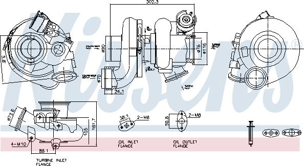 Nissens 93787 - Kompresors, Turbopūte ps1.lv