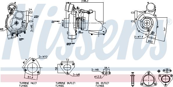 Nissens 93730 - Kompresors, Turbopūte ps1.lv