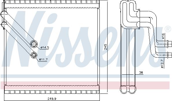 Nissens 92409 - Iztvaikotājs, Gaisa kondicionēšanas sistēma ps1.lv