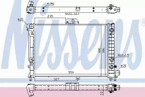 Nissens 64047 - Radiators, Motora dzesēšanas sistēma ps1.lv