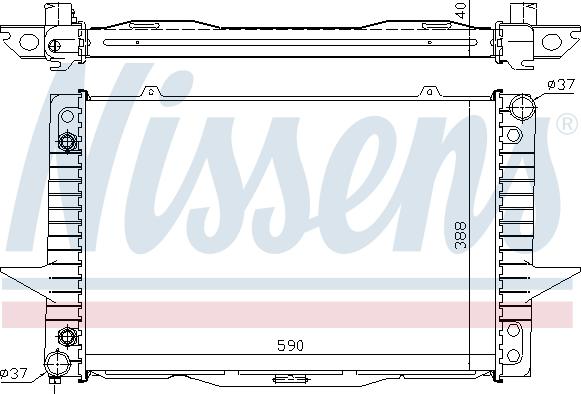 Nissens 65535A - Radiators, Motora dzesēšanas sistēma ps1.lv