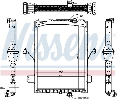 Nissens 65624 - Radiators, Motora dzesēšanas sistēma ps1.lv