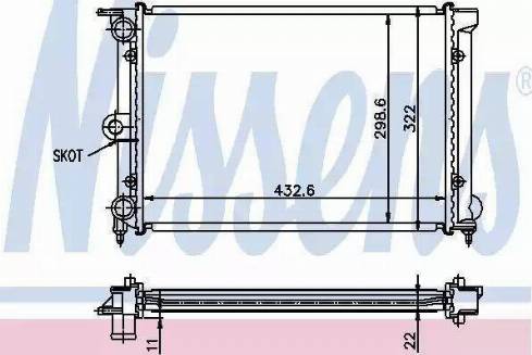 Nissens 65163A - Radiators, Motora dzesēšanas sistēma ps1.lv