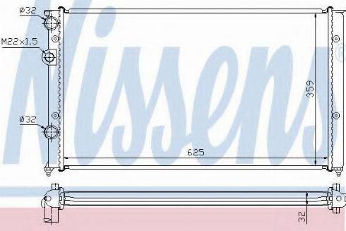 Nissens 65245A - Radiators, Motora dzesēšanas sistēma ps1.lv