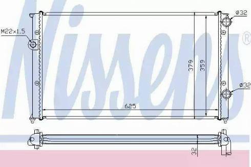 Nissens 65243A - Radiators, Motora dzesēšanas sistēma ps1.lv