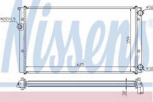 Nissens 65247A - Radiators, Motora dzesēšanas sistēma ps1.lv