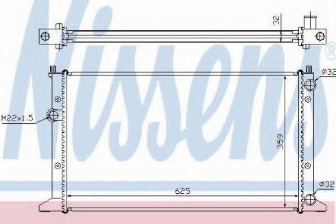 Nissens 65266A - Radiators, Motora dzesēšanas sistēma ps1.lv