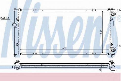 Nissens 65268A - Radiators, Motora dzesēšanas sistēma ps1.lv