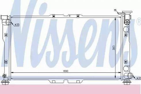 Nissens 66615 - Radiators, Motora dzesēšanas sistēma ps1.lv