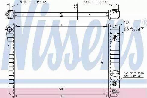 Nissens 60924 - Radiators, Motora dzesēšanas sistēma ps1.lv