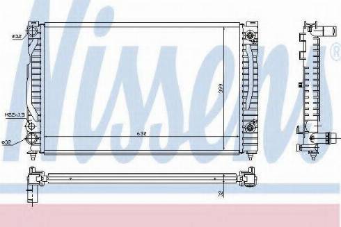 Nissens 60494A - Radiators, Motora dzesēšanas sistēma ps1.lv