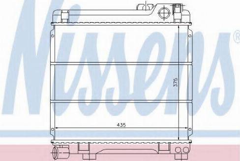 Nissens 60652 - Radiators, Motora dzesēšanas sistēma ps1.lv