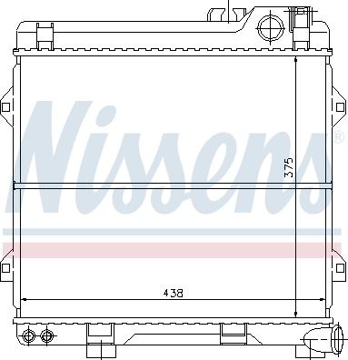 Nissens 60639 - Radiators, Motora dzesēšanas sistēma ps1.lv