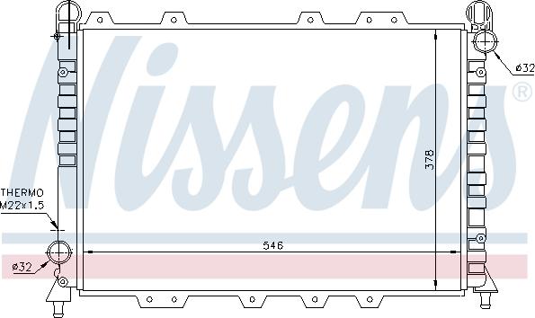 Nissens 60029 - Radiators, Motora dzesēšanas sistēma ps1.lv