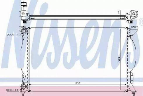 Nissens 60304 - Radiators, Motora dzesēšanas sistēma ps1.lv