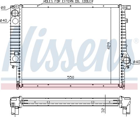 Nissens 60759A - Radiators, Motora dzesēšanas sistēma ps1.lv