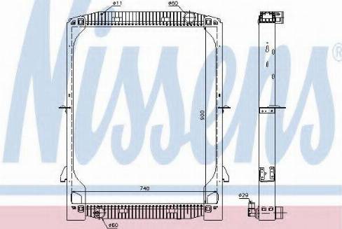 Nissens 61971 - Radiators, Motora dzesēšanas sistēma ps1.lv