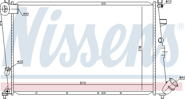 Nissens 696002 - Radiators, Motora dzesēšanas sistēma ps1.lv