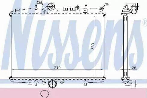 Nissens 61294 - Radiators, Motora dzesēšanas sistēma ps1.lv