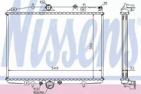 Nissens 61292 - Radiators, Motora dzesēšanas sistēma ps1.lv