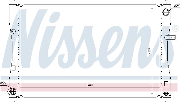 Nissens 68184 - Radiators, Motora dzesēšanas sistēma ps1.lv